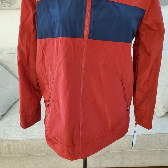 Tommy Hilfiger Sport Hooded Fleece Windbreaker Jacket size Medium - Picture 5 of 11